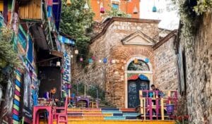 escalinatas en el barrio de balat