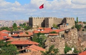 alt=La Ciudadela de Ankara (Ankara Kalesi)