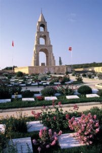 El Cementerio de Martires del 57° Regimiento de Infanteria canakkale