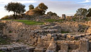 restos arqueologicos de la ciudad de troya