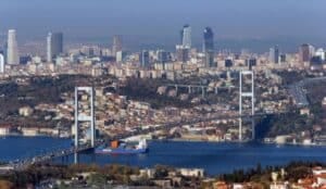Vistas de el puente de  Fatih Sultan Mehmet