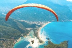 alt=parapente desde el monte Babadağ.